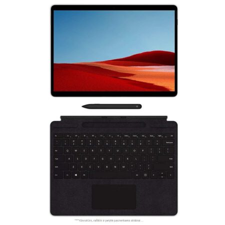 Microsoft Surface Pro X Matte Black spalvos kompiuteris
