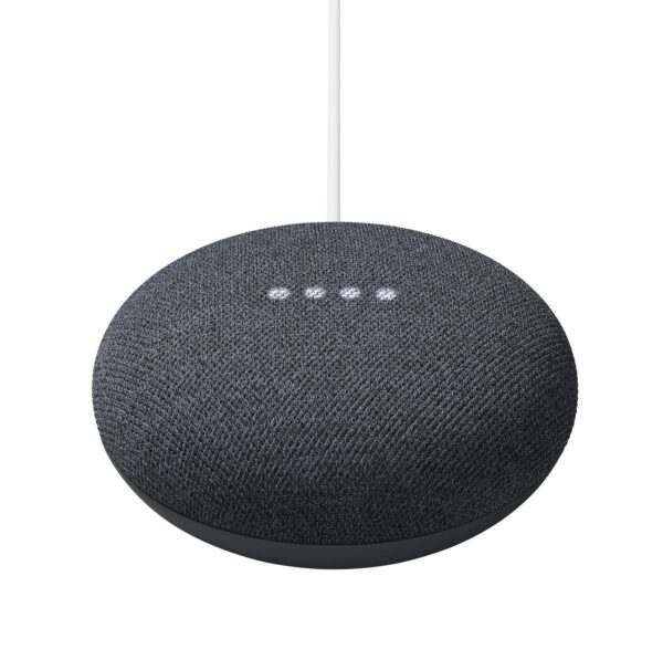Google Nest Mini (Charcoal) išmanusis garsiakalbis ir namų asistentas