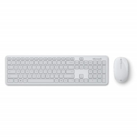 Microsoft Bluetooth Desktop (Glacier) bevielė pelė ir klaviatūra