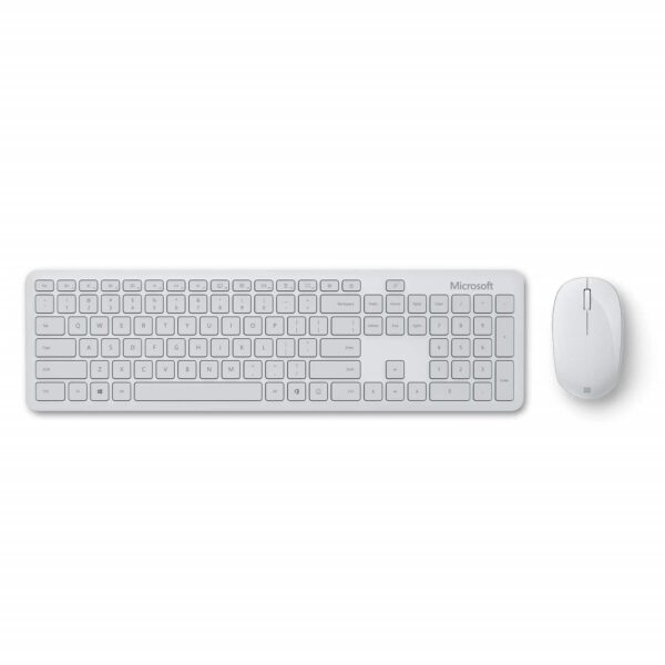 Microsoft Bluetooth Desktop (Glacier) bevielė pelė ir klaviatūra