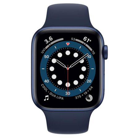 Apple Watch Series 6 44mm M00J3 Blue Deep Navy išmanusis laikrodis