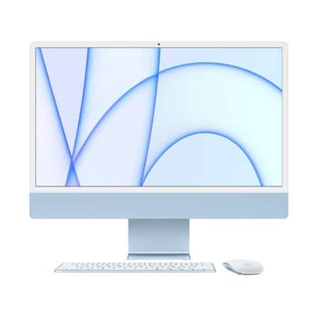Apple iMac 24 M1 2021 Blue viskas viename kompiuteris