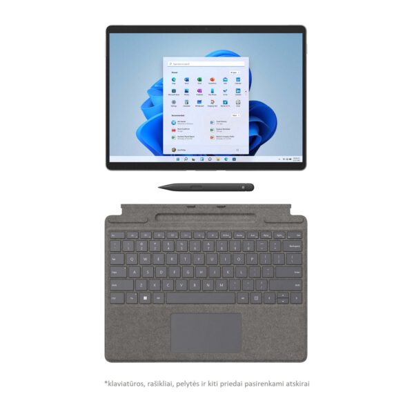 Microsoft Surface Pro 8 Platinum planšetinis kompiuteris