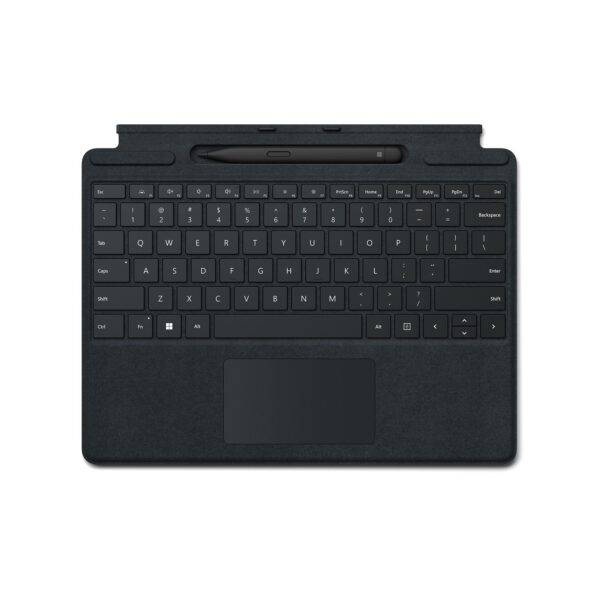 Microsoft Surface Pro Signature keyboard su Slim Pen2 Black klaviatūra ir rašiklis
