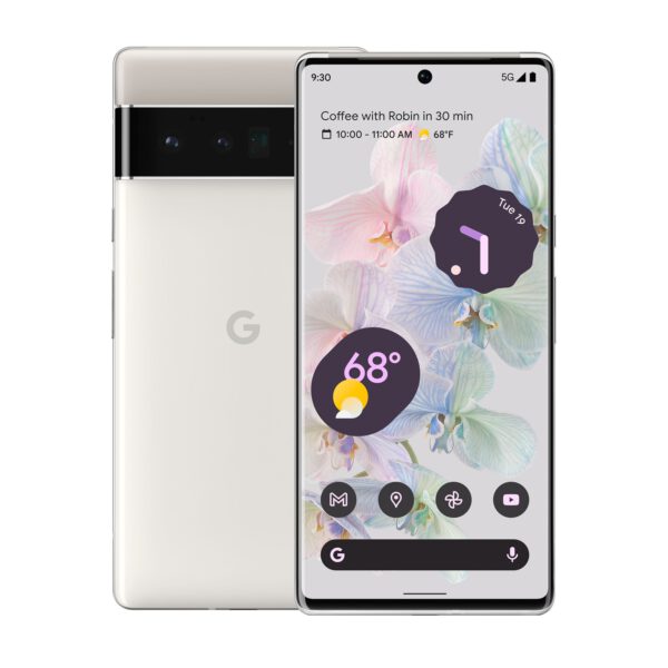 Google Pixel 6 Pro Cloudy White išmanusis telefonas
