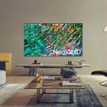Samsung QN90B Neo QLED 4K 2022 metų Smart televizorius-lifestyle