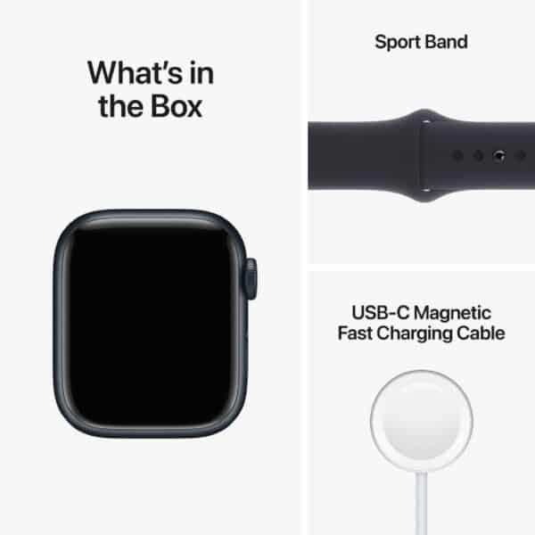 Apple Watch Series 8 41mm Midnight Midnight išmanusis laikrodis