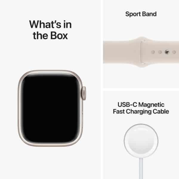 Apple Watch Series 8 41mm Starlight Starlight išmanusis laikrodis