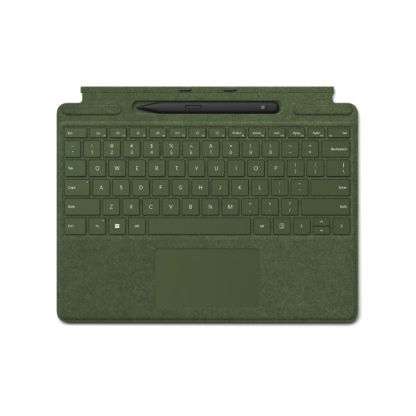 Microsoft Surface Pro Signature keyboard with Slim Pen 2 (Forest) klaviatūra ir rašiklis