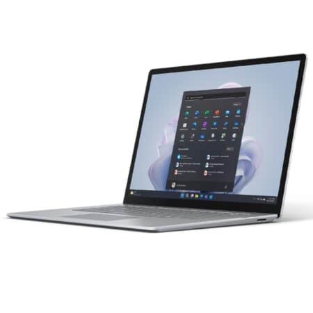 Microsoft Surface Laptop 5 15 coliu Platinum metal komercinis kompiuteris