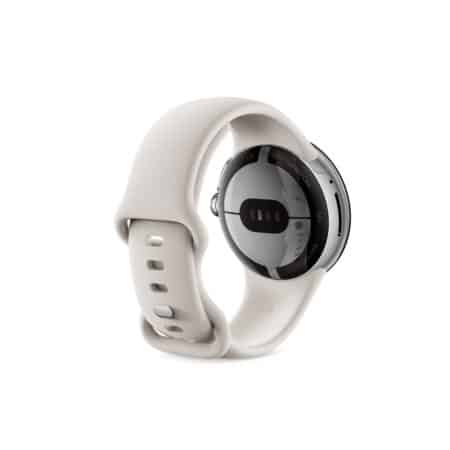 Google Pixel Watch (Wi-Fi) Polished Silver Chalk išmanusis laikorodis