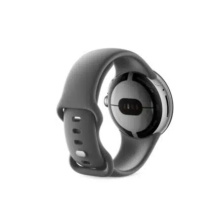Google Pixel Watch (Wi-Fi) Polished Silver Charcoal išmanusis laikorodis