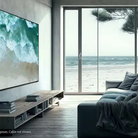 Samsung QN85C QLED 4K 2023 metų smart televizorius promo Egnetas.LT