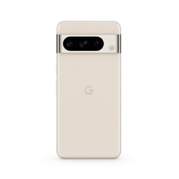 Google Pixel 8 Pro Porcelain išmanusis telefonas galinė dalis