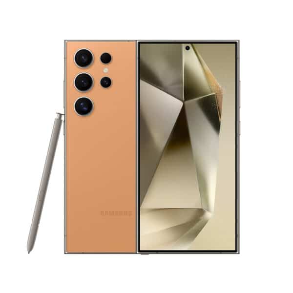 Samsung Galaxy S24 Ultra Titano oranžinė spalva