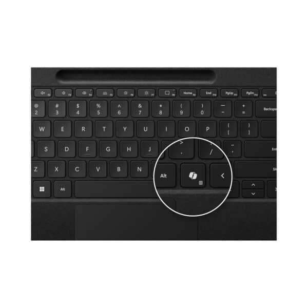 Microsoft Surface Pro Flex Keyboard Black klaviatūra Copilot Egnetas.LT
