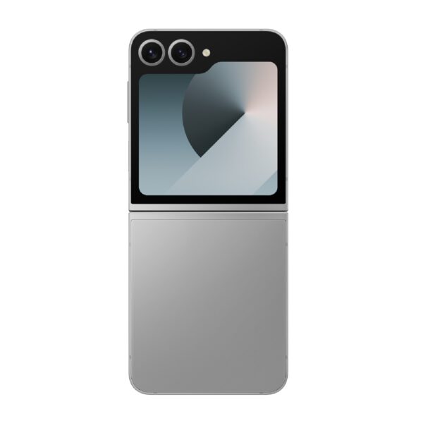 Samsung Galaxy Z Flip6 sidabrinė pilka spalva Egnetas.LT