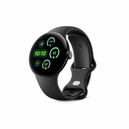 Google Pixel Watch 3 41mm Matte Black Obsidian išmanusis laikrodis Egnetas.LT