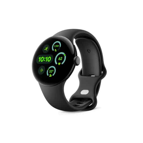 Google Pixel Watch 3 41mm Matte Black Obsidian išmanusis laikrodis Egnetas.LT