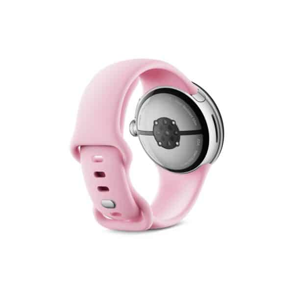Google Pixel Watch 3 41mm Polished Silver Rose Quartz išmanusis laikrodis Egnetas.LT
