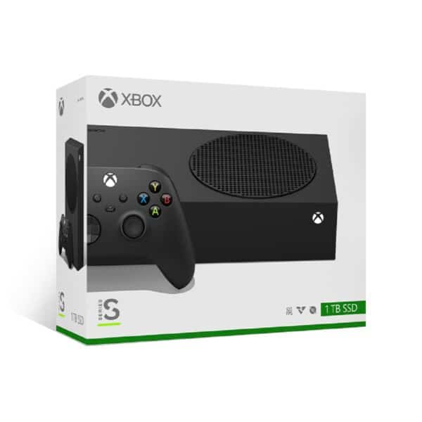 Microsoft Xbox Series S 1tb Carbon Black žaidimų konsolė BOX Egnetas.LT
