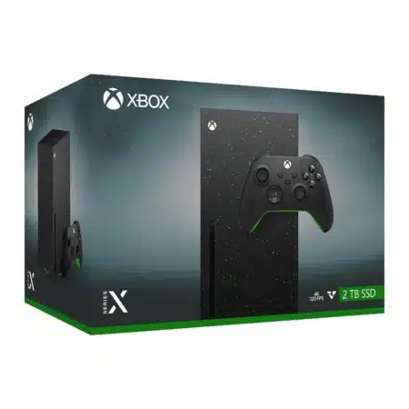 Microsoft Xbox Series X (2TB) Galaxy Black Special Edition žaidimų konsolė box Egnetas.LT