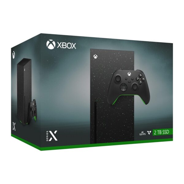 Microsoft Xbox Series X (2TB) Galaxy Black Special Edition žaidimų konsolė box Egnetas.LT